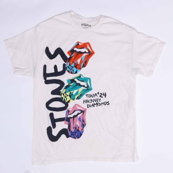 Rolling Stones 2024 Tour T-Shirt - Retro 70s style - Picture 1 of 2